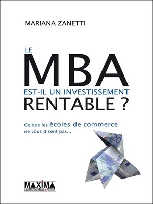 cover image of Le MBA est-il un investissement rentable ?